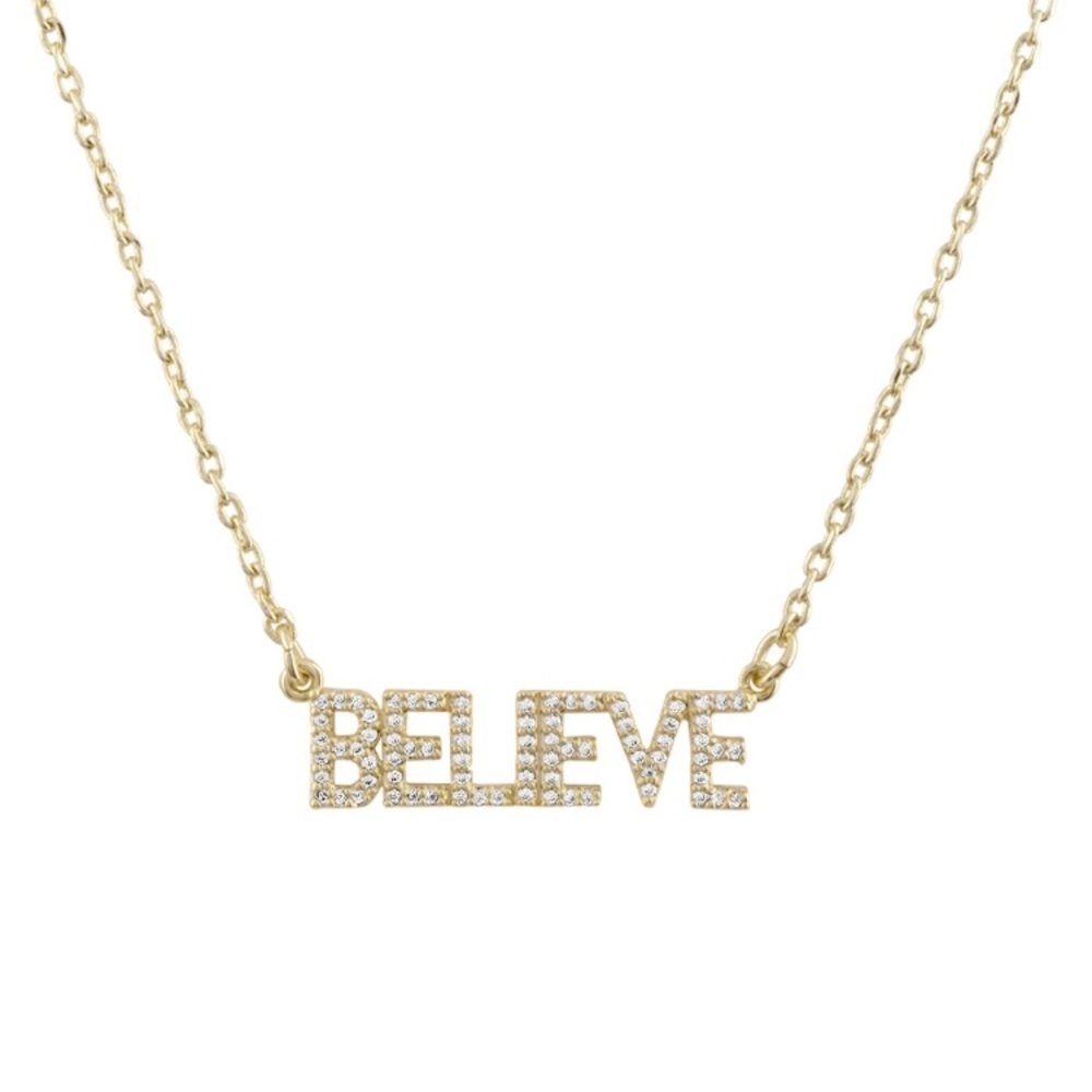 lulu dk “Believe” necklace NWT